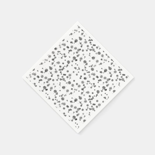 Muster des Dalmatiners für Wasserfarben Serviette (Ecke)