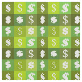 Muster des Dollargeldzeichens Stoff (Muster)
