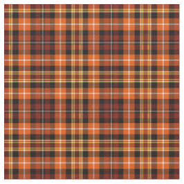 Muster des Fall-kariertes grobes Brown, Orange und Stoff