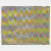 Muster des Flaggenmusters der Zentralafrikanischen Fleecedecke (Vorderseite (Horizontal))