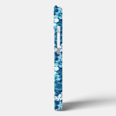 Muster des floralen Surf-Hibiskus Case-Mate iPhone Hülle (Rückseite / Links)