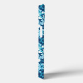 Muster des floralen Surf-Hibiskus Case-Mate iPhone Hülle (Rückseite / Rechts)