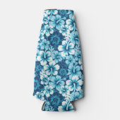 Muster des floralen Surf-Hibiskus Flaschenkühler (Vorderseite)