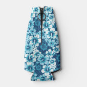 Muster des floralen Surf-Hibiskus Flaschenkühler (Rückseite)