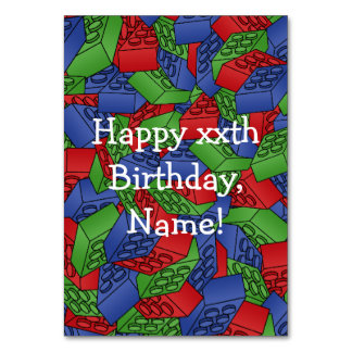 Muster des Gebäude für Primärfarben Tischnummer