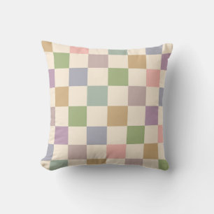 Muster des gekreuzten geometrischen Retro-Schachbr Kissen
