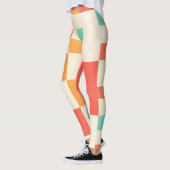 Muster des geometrischen Farbblocks Leggings (Links)