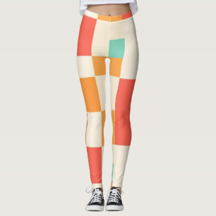 Muster des geometrischen Farbblocks Leggings