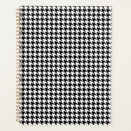 Muster des geometrischen Hahnentrittmusters Schwar Planer (Vorderseite)