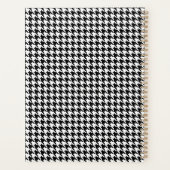 Muster des geometrischen Hahnentrittmusters Schwar Planer (Rückseite)