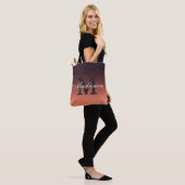 Muster des Glitzer Tasche (Am Model)
