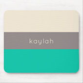 Muster des grünen Farbblocks mit Namen Mousepad (Vorne)