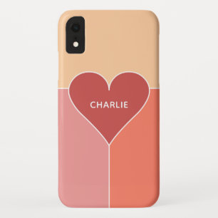 Muster des Herzmusters für kundenspezifische Monog Case-Mate iPhone Hülle