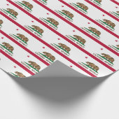 Muster des kalifornischen Banners Geschenkpapier (Ecke)