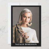 Muster des Kartenvorlagenmodells Vorlage 5 Foto (Vorderseite)