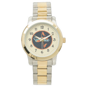 Muster des Klavierzeichens Armbanduhr