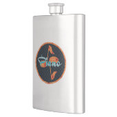 Muster des Klavierzeichens Flachmann (Links)