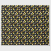 Muster des Knoblauchbrotes V2 Geschenkpapier (Flach)