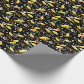 Muster des Knoblauchbrotes V2 Geschenkpapier (Ecke)