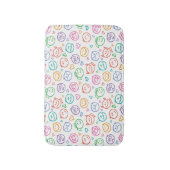 Muster des Lächelns Badematte (Vorderseite Vertikal)