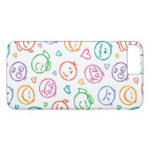 Muster des Lächelns Case-Mate iPhone Hülle (Rückseite (Horizontal))