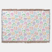 Muster des Lächelns Decke (Vorderseite)