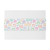 Muster des Lächelns Einladungsbanderole (Rückseitenbeispiel)