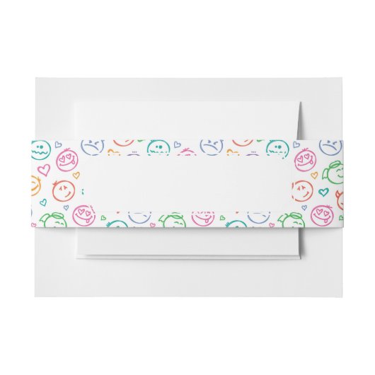 Muster des Lächelns Einladungsbanderole (Vorderseite Beispiel)
