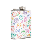 Muster des Lächelns Flachmann (Rechts)