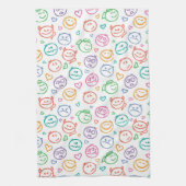 Muster des Lächelns Handtuch (Vertikal)