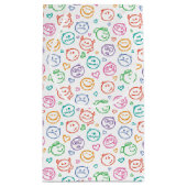 Muster des Lächelns Kleine Geschenktüte (Rückseite)