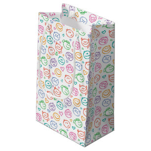 Muster des Lächelns Kleine Geschenktüte