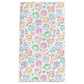 Muster des Lächelns Kleine Geschenktüte (Vorderseite)