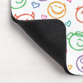 Muster des Lächelns Mousepad (Ecke)