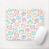 Muster des Lächelns Mousepad (Mit Mouse)