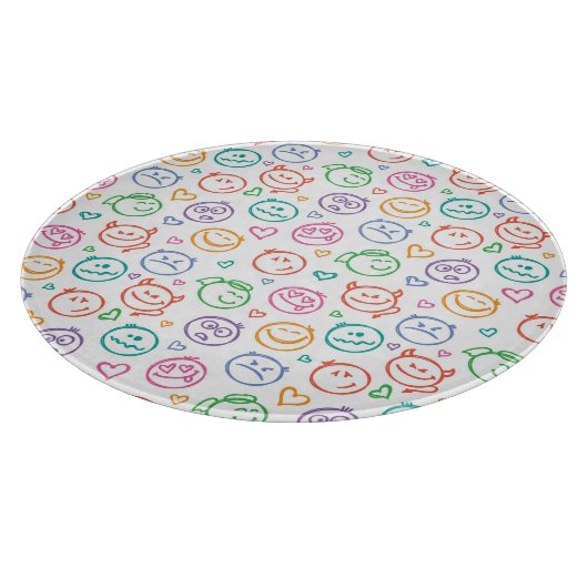 Muster des Lächelns Schneidebrett (Ecke)