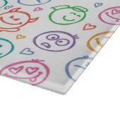 Muster des Lächelns Schneidebrett (Ecke)