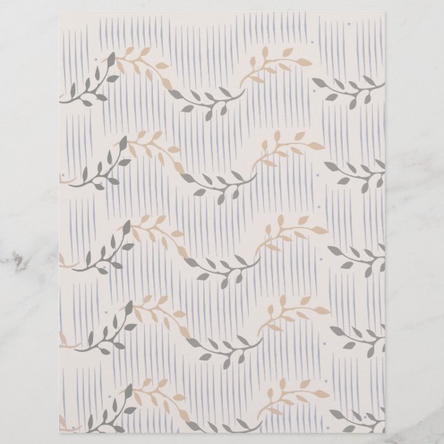 Muster des Laubschwingens: (Vorderseite)