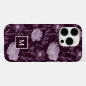 Muster des lila Glitzer Case-Mate iPhone Hülle (Rückseite (Horizontal))