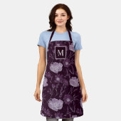 Muster des lila Glitzer Schürze (Getragen)