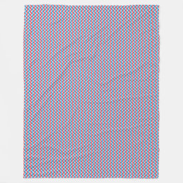 Muster des Luxemburger Flaggenmusters Fleecedecke