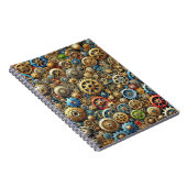 Muster des mechanischen Fanggeräts Notizblock (Rechte Seite)