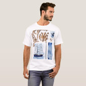 Muster des Meeresthemas T-Shirt (Vorne ganz)