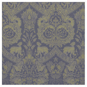 Muster des mittelalterlichen 13. Jahrhunderts Stoff