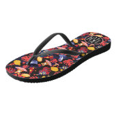 Muster des Monogramms der Liebhaber-Frosch-| Badesandalen (Schrägansicht)