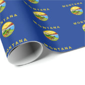 Muster des Montana Geschenkpapier (Rolleneckpunkt)