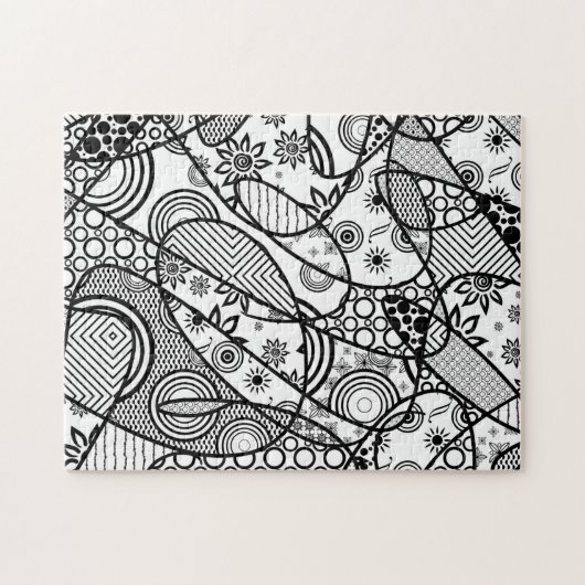 Muster des Musters 01 Puzzle (Horizontal)