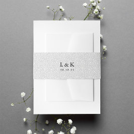 Muster des Musters für hellgraue Reben Einladungsbanderole