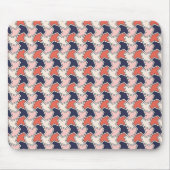 Muster des Musters "Islamisch Red White Geometric  Mousepad (Vorne)
