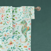 Muster des mystischen Seepferds Badhandtuch Set